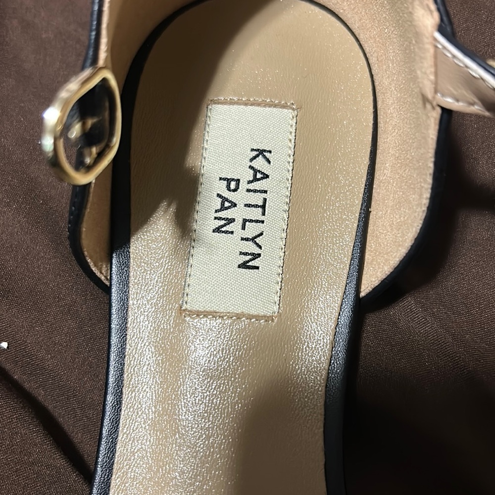 Beautiful studded black shoes